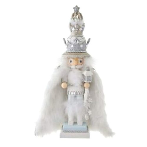 18″ Hollywood White Fur King Nutcracker