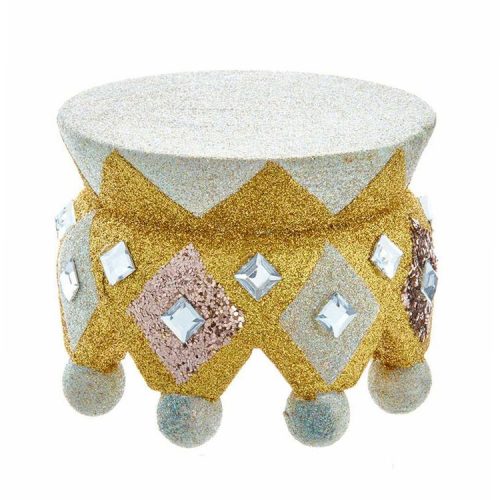 5″ Hollywood Gold & Silver Nutcracker Base