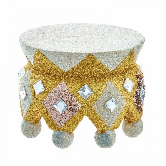 5″ Hollywood Gold & Silver Nutcracker Base